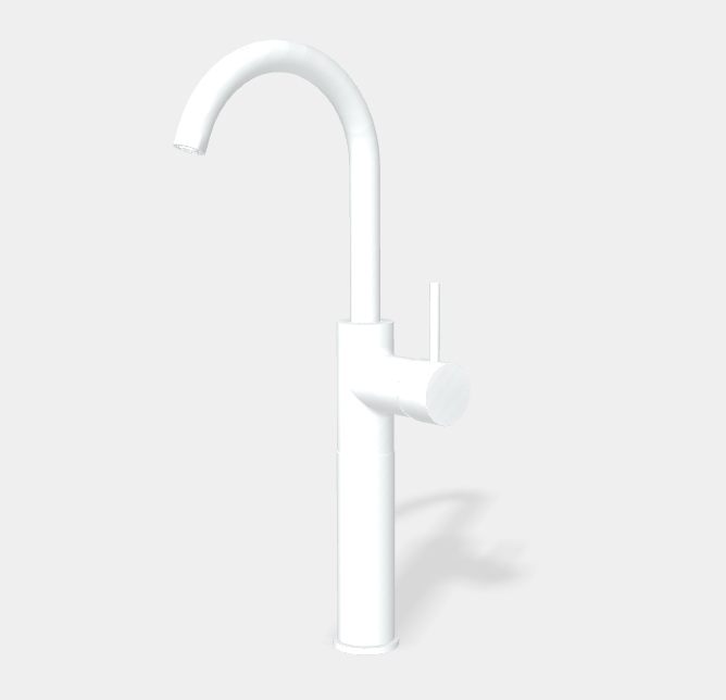 Смеситель для раковины Fima Carlo Frattini Spillo Up, белый матовый (F3041/HBS)
