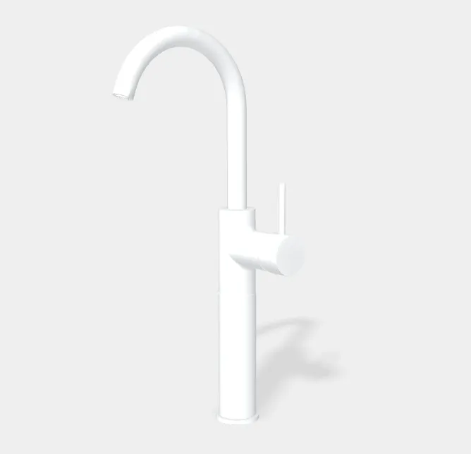 Смеситель для раковины Fima Carlo Frattini Spillo Up, белый матовый (F3041/HBS)