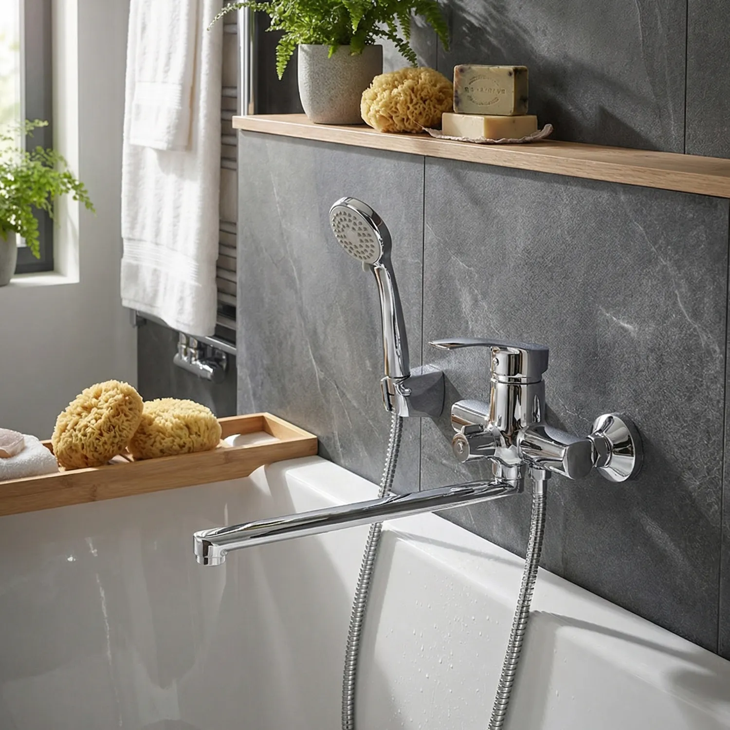 Смеситель для ванны Maretti Project PR22RP270-D, хром