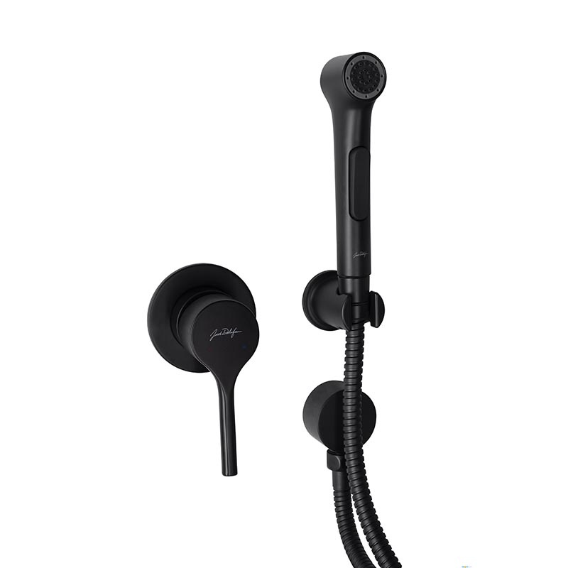 Гигиенический душ Jacob Delafon Elate E24610-BL со смесителем, черный матовый