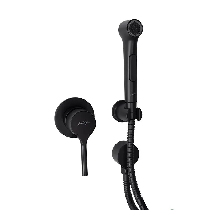 Гигиенический душ Jacob Delafon Elate E24610-BL со смесителем, черный матовый