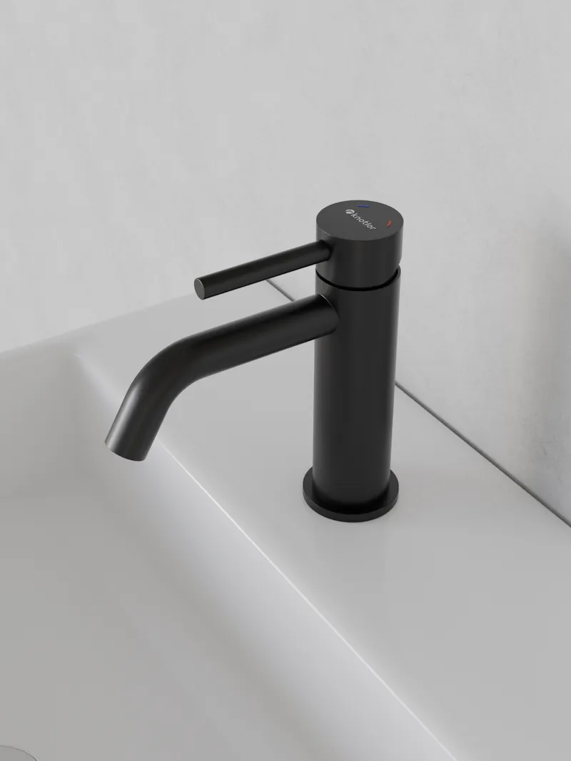 Cмеситель для раковины Knotlor SS-20/BL, черный