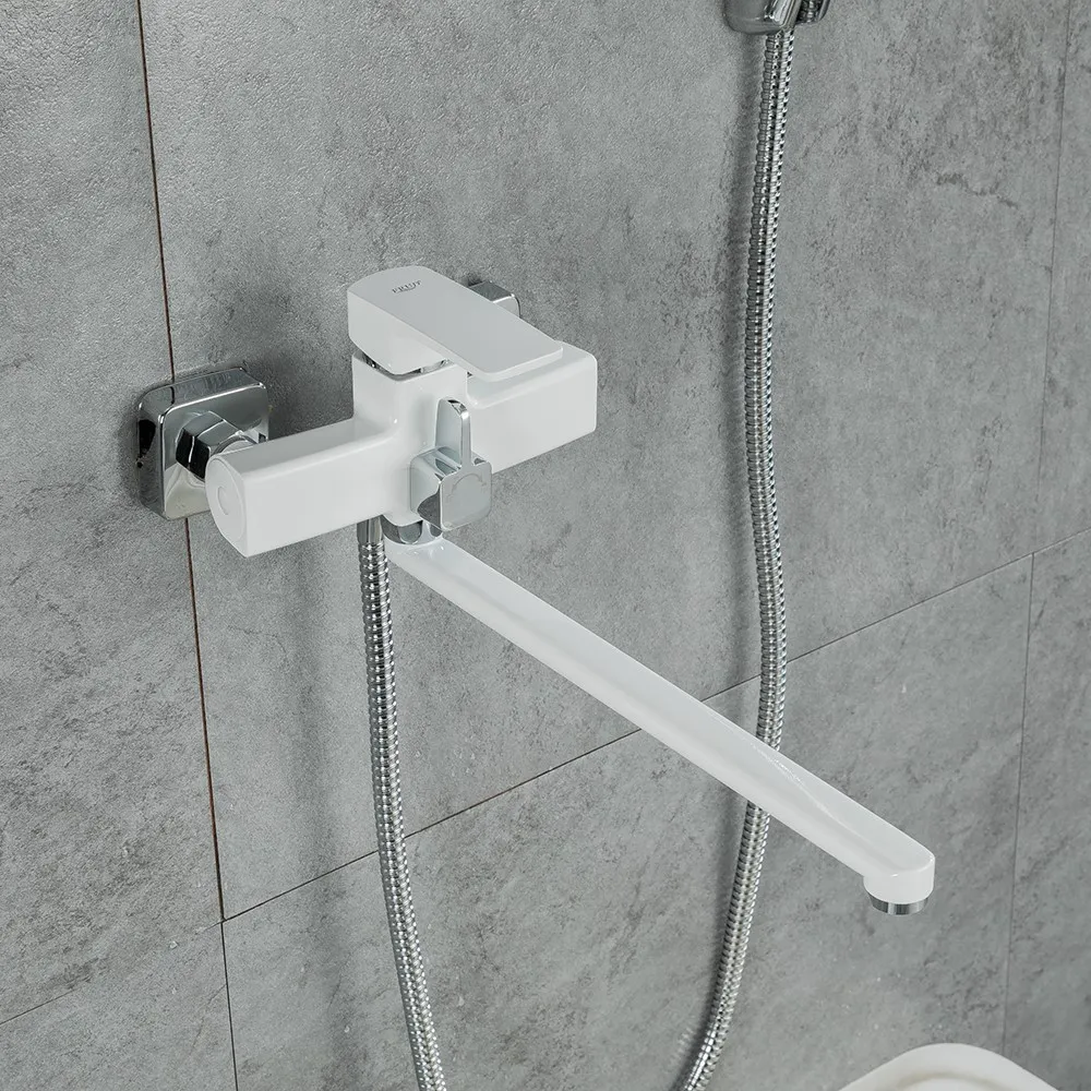 Смеситель для ванны FRUD R22153, белый
