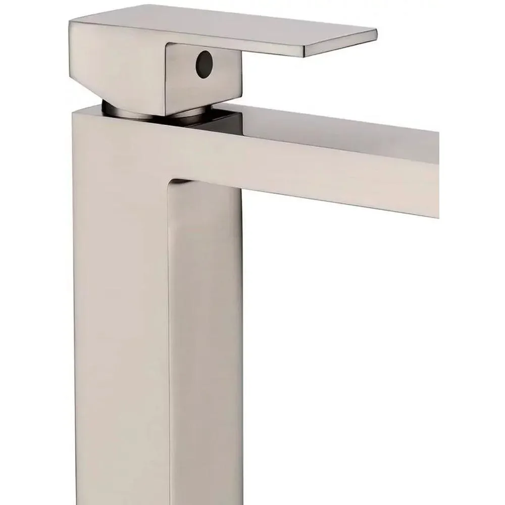 Смеситель для раковины высокий Grocenberg GB3008NK, никель