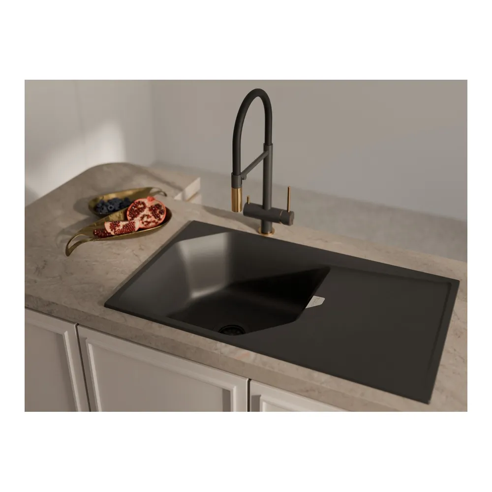 Кухонная мойка Rivelato LOCUS LS-85, черный