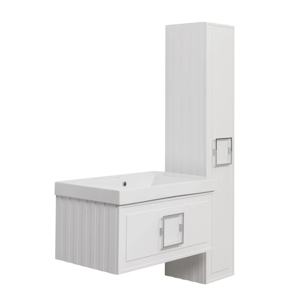 Тумба под раковину подвесная La Fenice Cubo FNC-01-CUB-B-80, белая