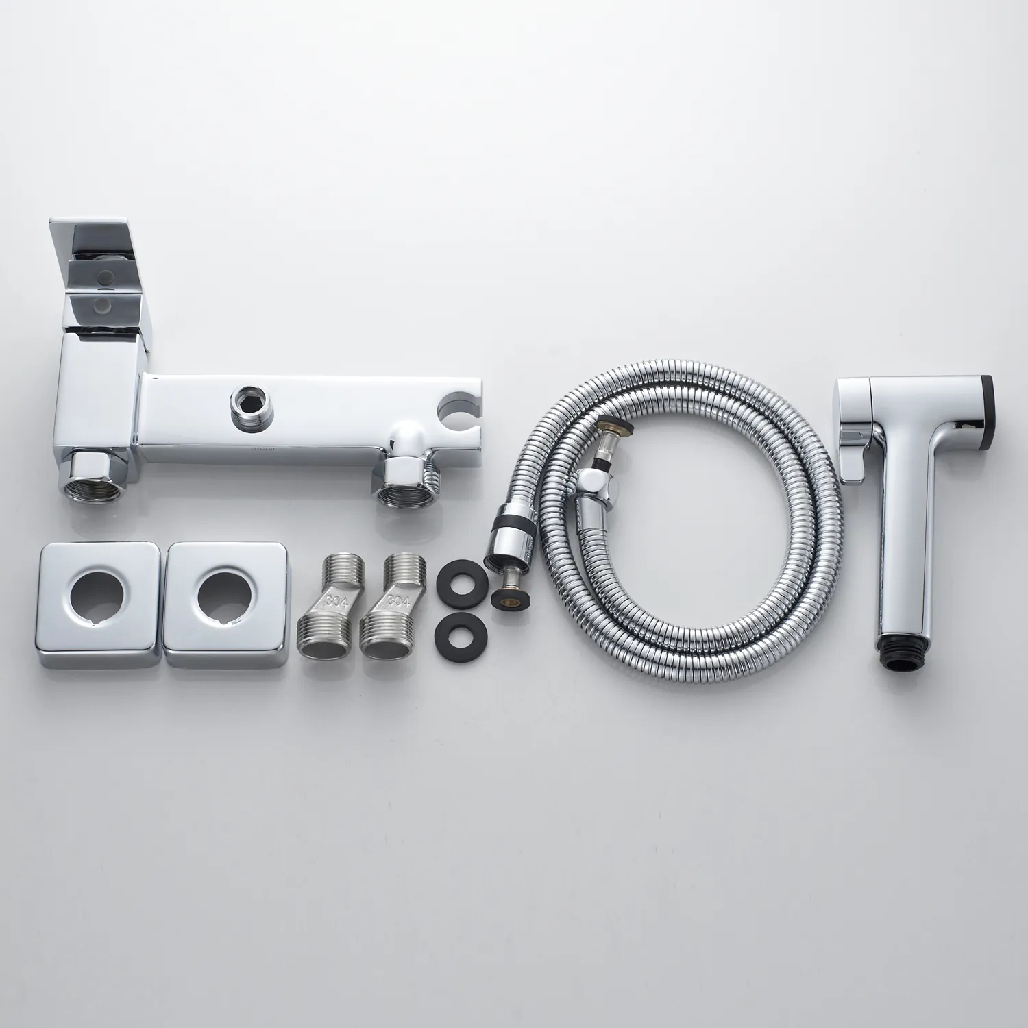 Гигиенический душ со смесителем Rose R2805-1, хром