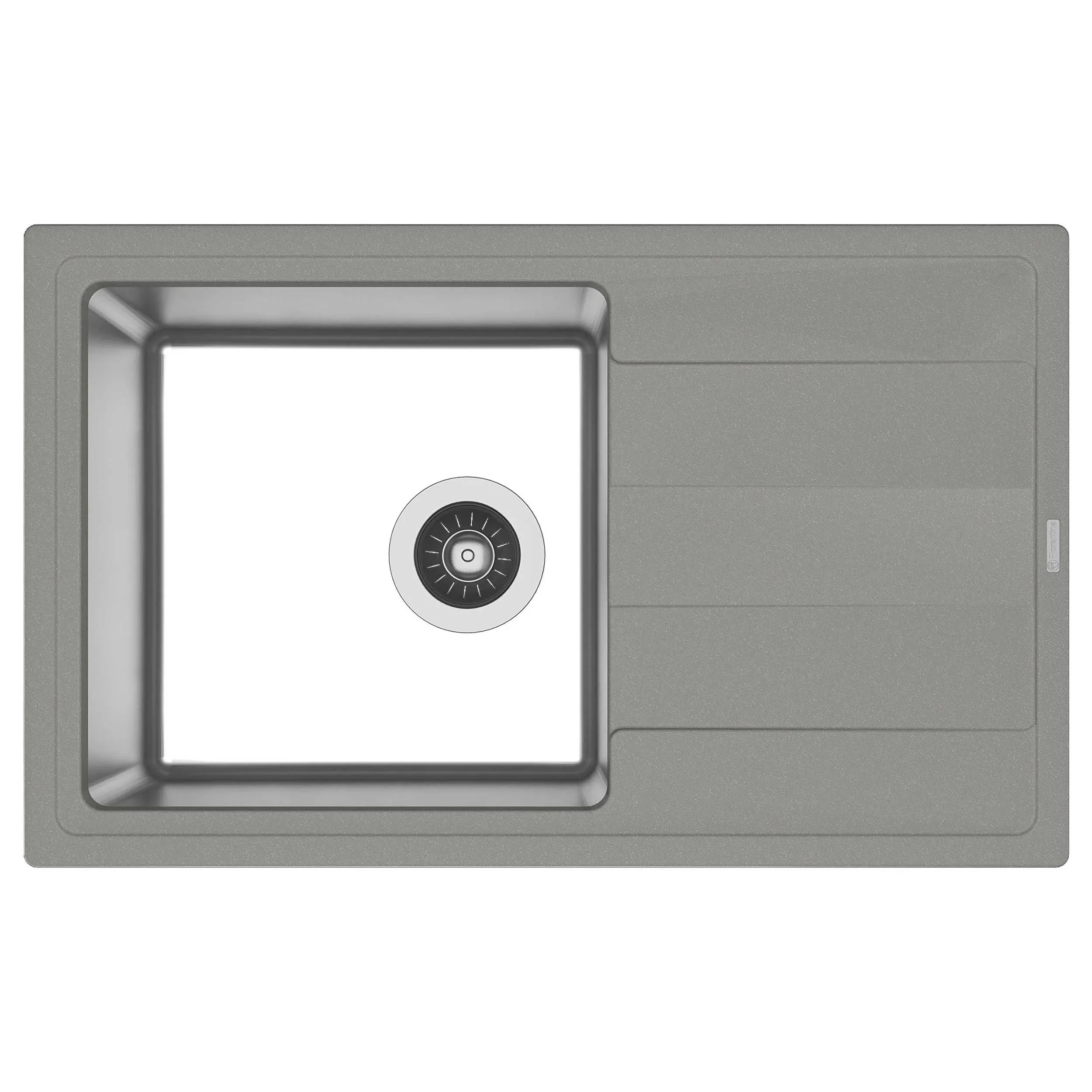 Кухонная мойка Florentina КОМБИ 21.395.D0780.305, грей