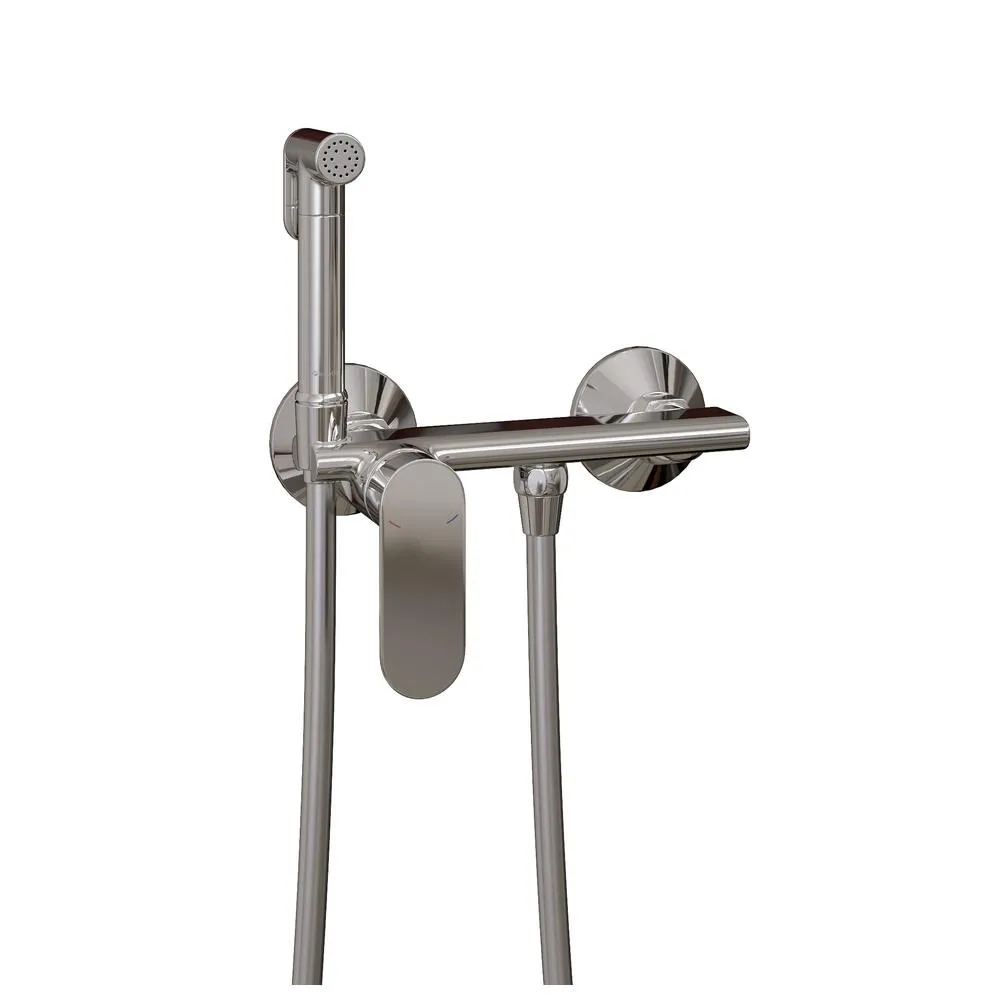 Гигиенический душ со смесителем Knotlor FHS01S0C, хром