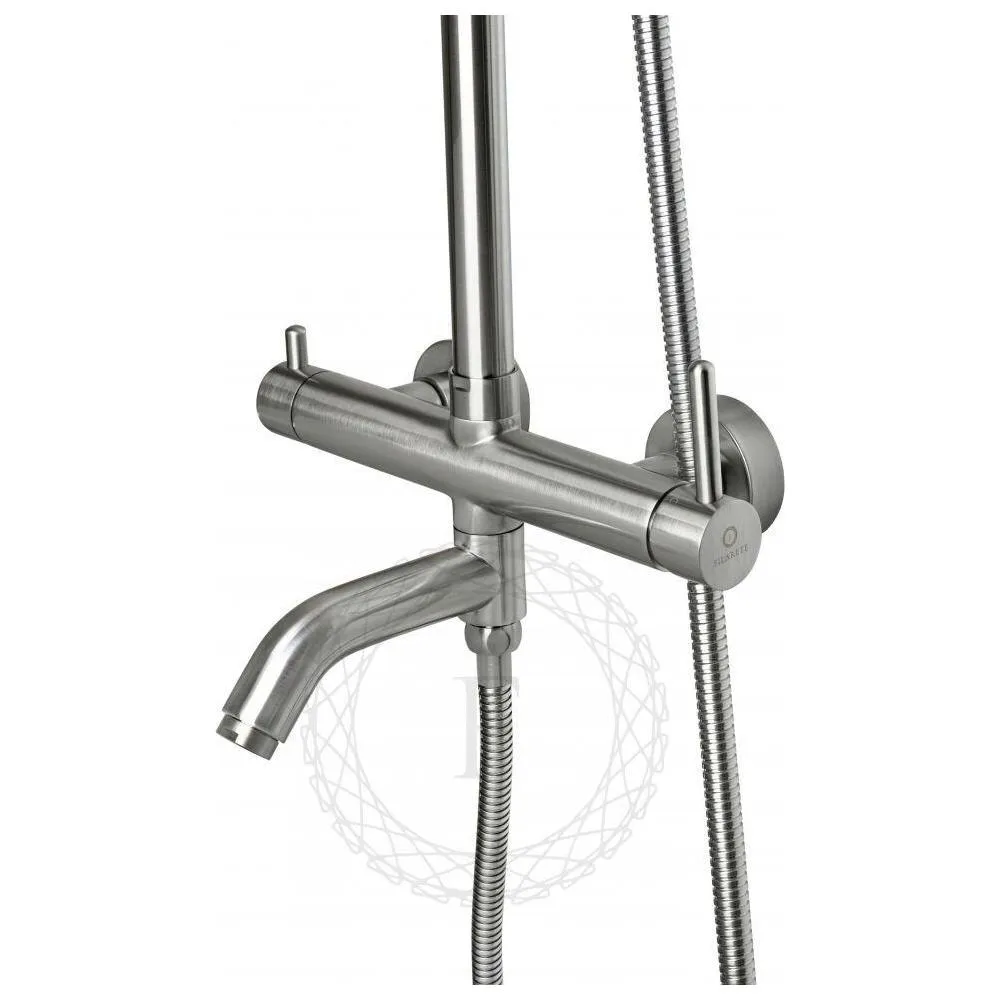 Душевая система FILARETE Roun FL2020NK, никель