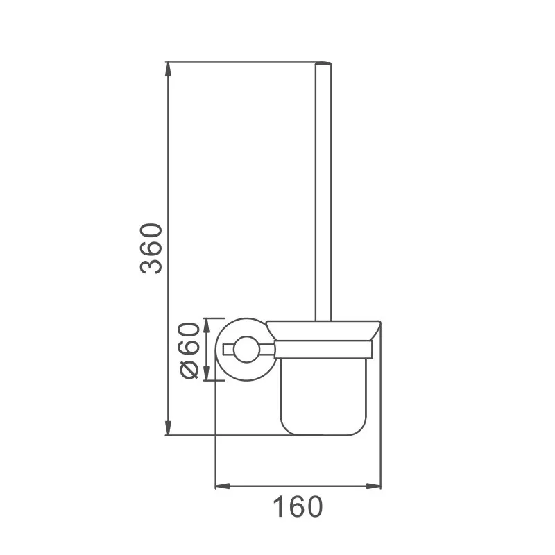 Ершик D-Lin D273280, сталь