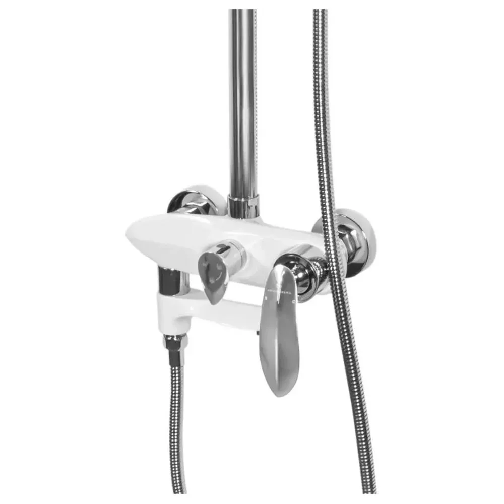 Душевая система Grocenberg GB7001WC, белый/хром