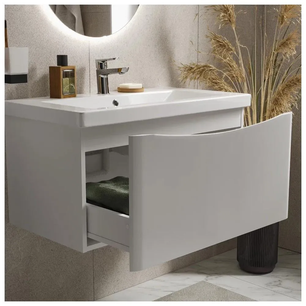 Тумба с раковиной подвесная VIGO Glem  337-com, 80 см