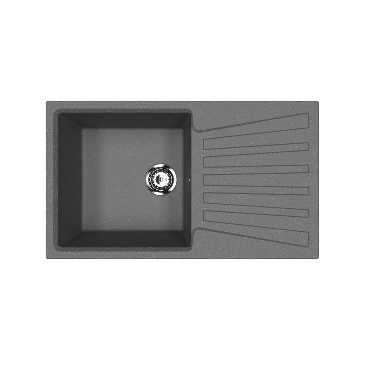 Кухонная мойка Ulgran U-703-343, антрацит