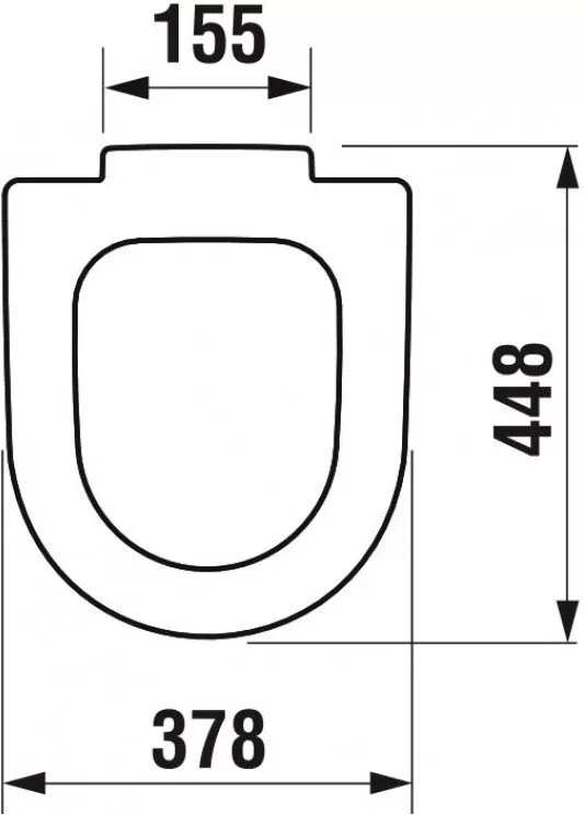 Сиденье без крышки Jika Olymp 9328.2.300.063.1