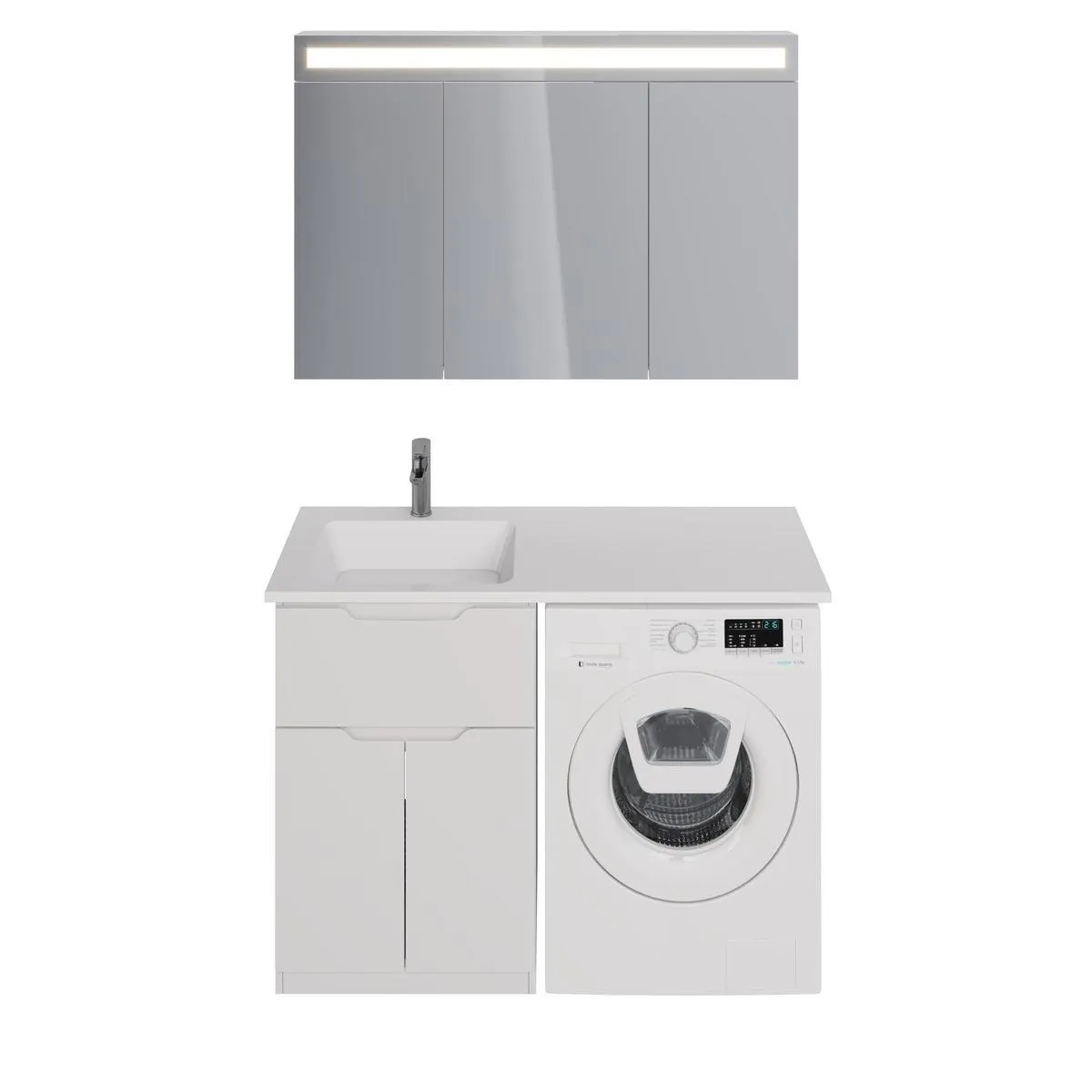 Тумба под раковину напольная Dreja Vega 60 см, белый