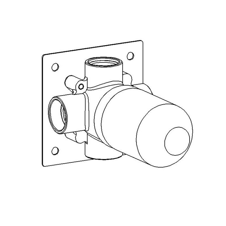 Внутренняя часть Carimali назначение-для дивертора на 3 потока воды, не окрашен (W21802CR)