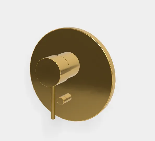 Смеситель для душа Fima Carlo Frattini Spillo Up, на 2 потребителя, золото (F3039X2OR)