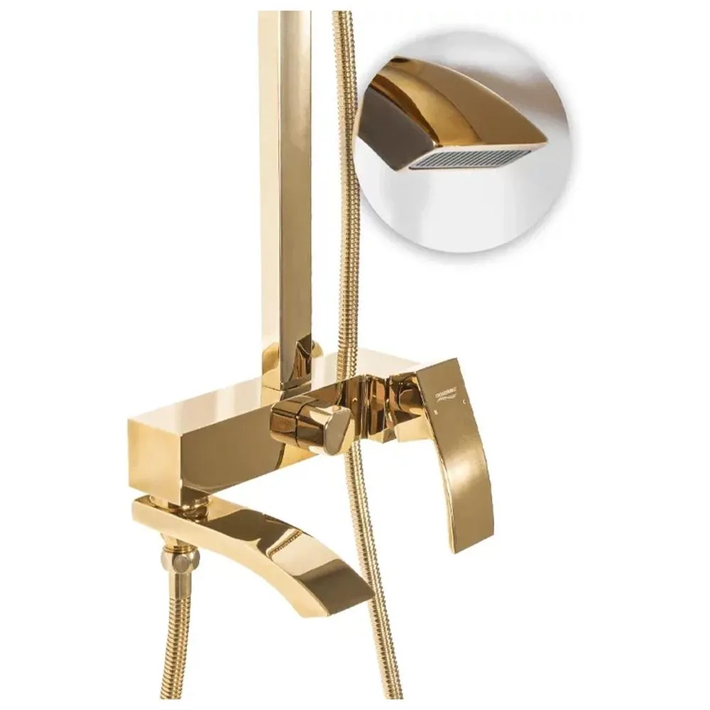 Душевая система Grocenberg GB7007-1GO, золото