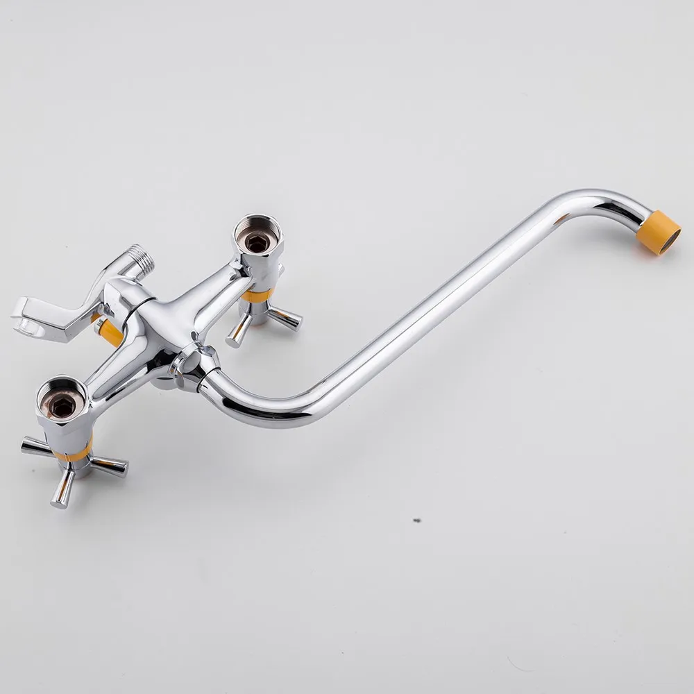 Смеситель для ванны FRUD R22118-9, хром;желтый