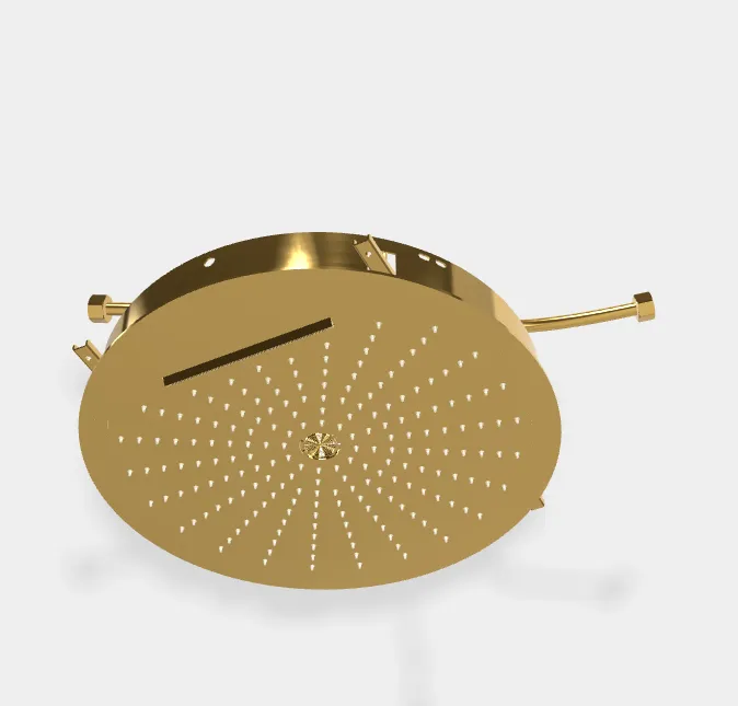 Верхний душ Fima Carlo Frattini Showerhead 400х400, золото (F5911OR)