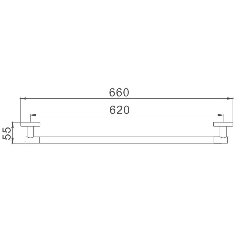 Полотенцедержатель D-Lin D251100, хром