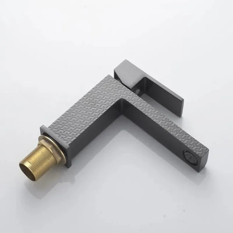 Cмеситель для раковины Knotlor KN-20/GMP, оружейная сталь