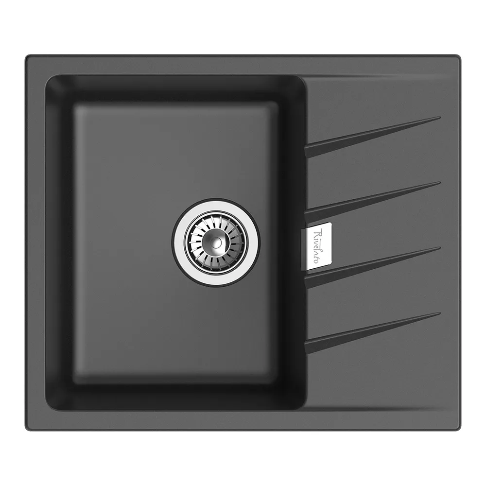 Кухонная мойка Rivelato RAUM RM-58, антрацит
