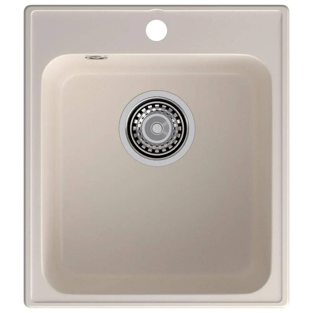 Кухонная мойка GranFest QUARZ 17, белый