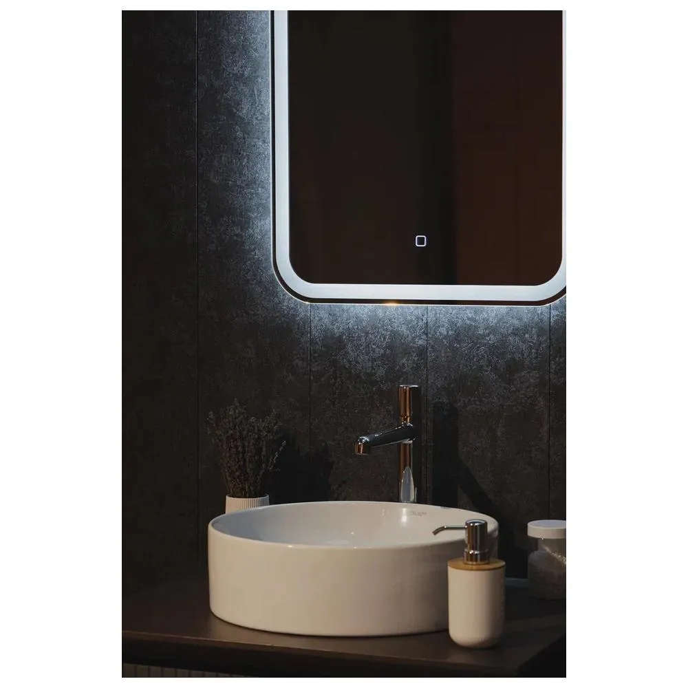 Зеркало Silver Mirrors Malta-Lite 500х700 (открытая подсветка, сенсорный выкл.)