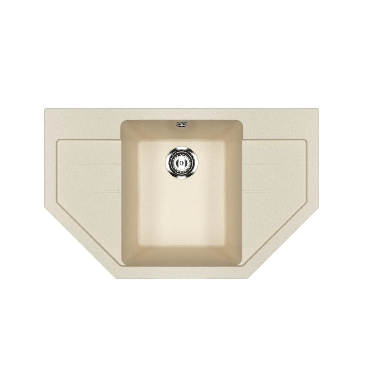 Кухонная мойка Ulgran U-609-328, бежевый