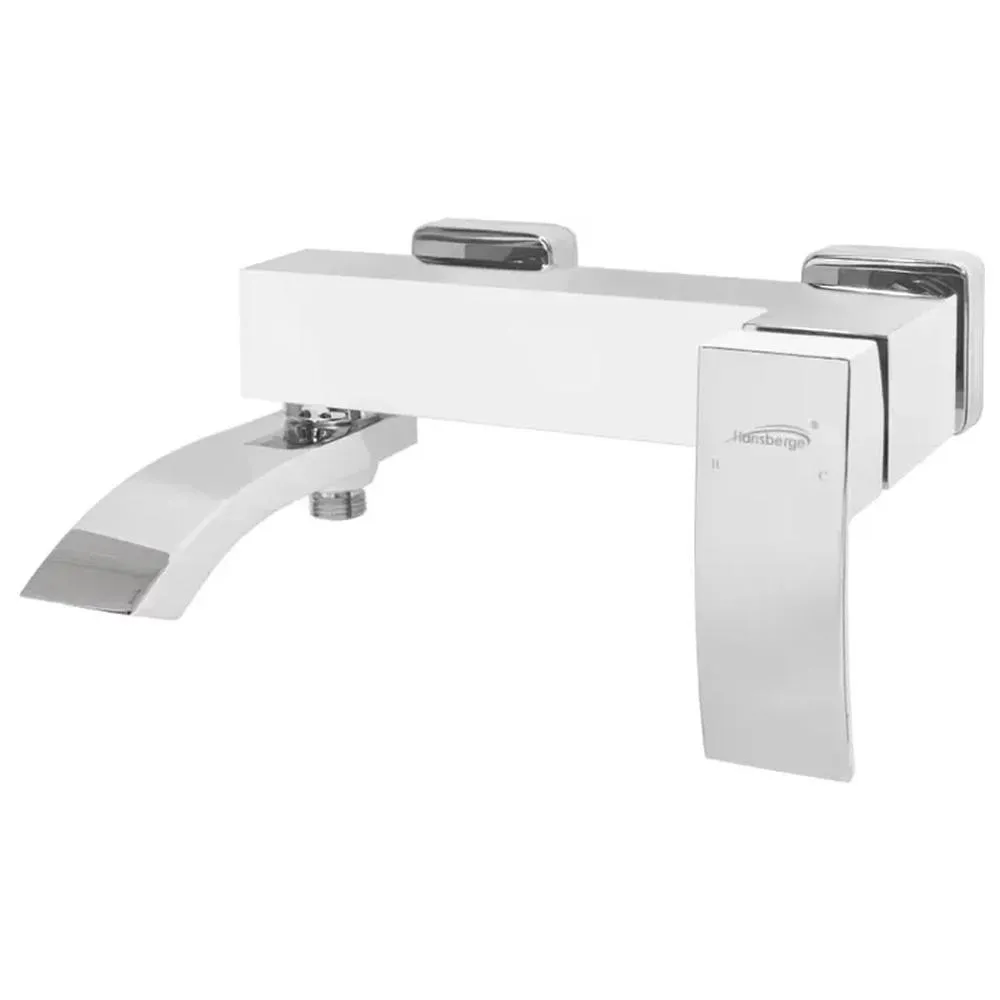 Набор для ванны 3 в 1 Hansberge H7077W, белый/хром