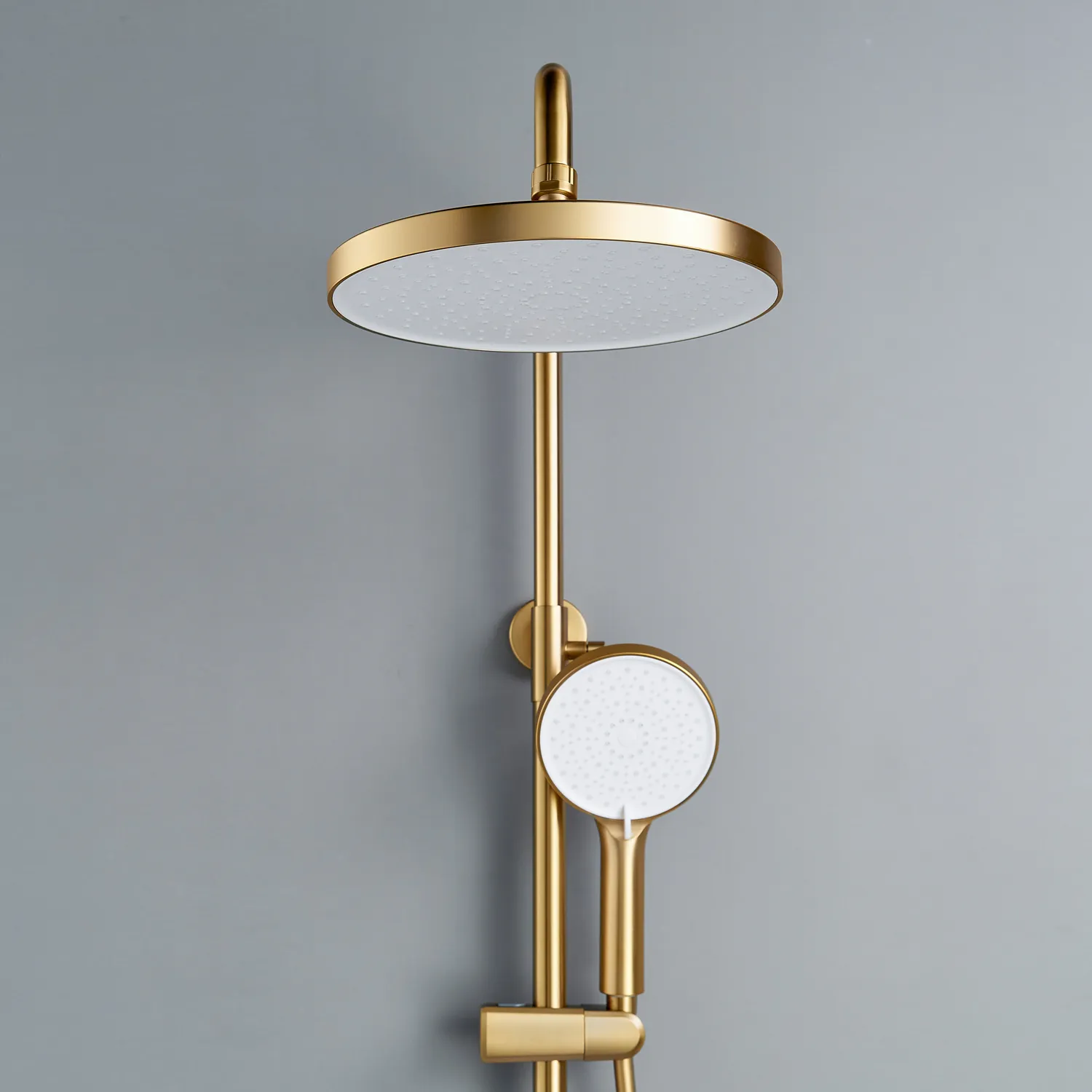 Душевая система Shevanik S4336G, золотой сатин