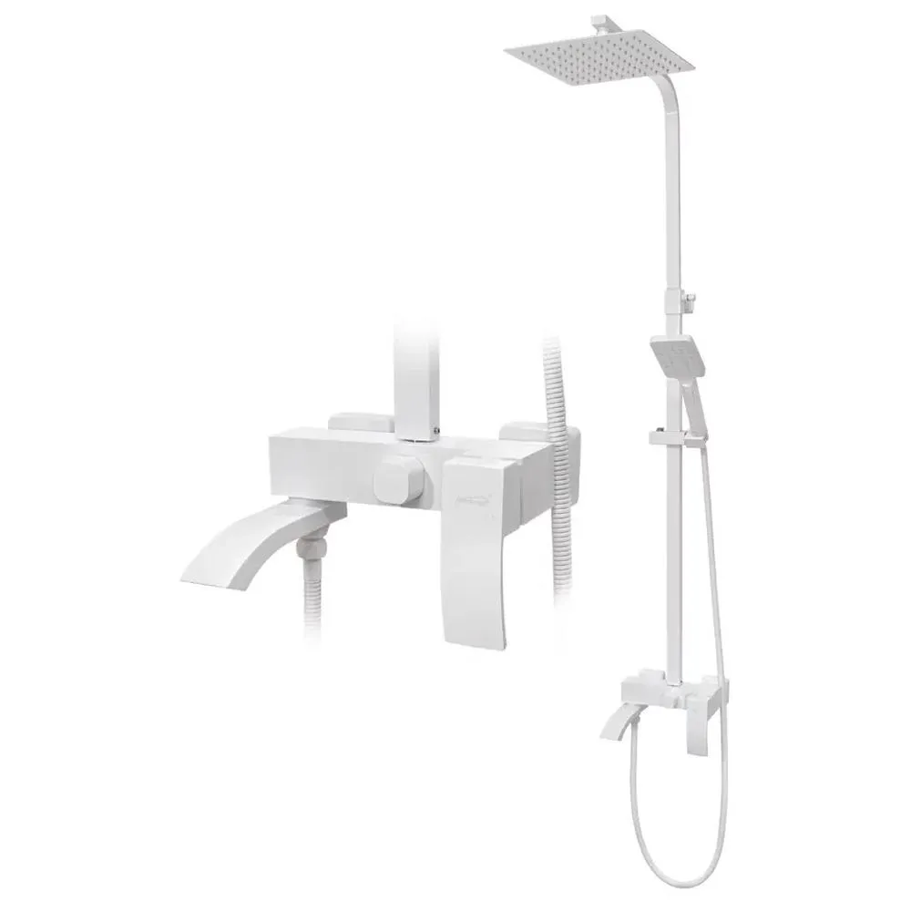 Душевая система Hansberge H5077WW, белый