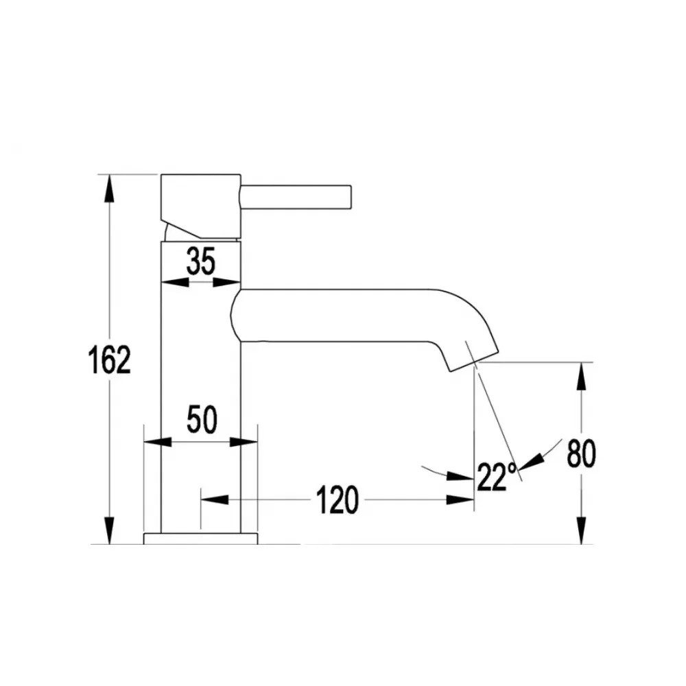 Смеситель для раковины FILARETE Roun FL5020NK, никель