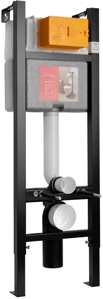 Комплект унитаз с инсталляцией и сиденьем микролифт Jacob Delafon Modern Life E21774RU-00 безободковый