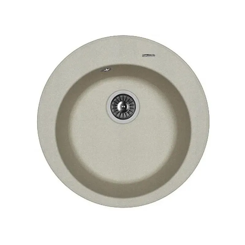 Мойка кухонная иск. камень Флорентина "Никосия" D510 грей FSm (20.135.B0510.305)