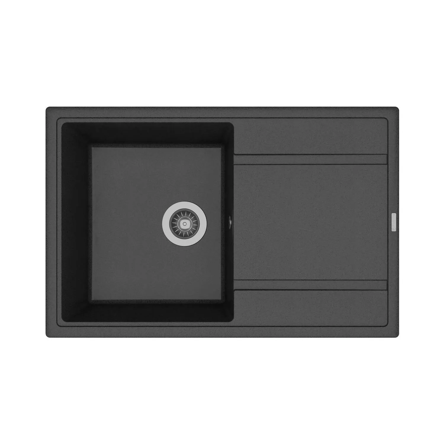 Кухонная мойка Florentina ЛИПСИ 20.270.C0780.208, нуар