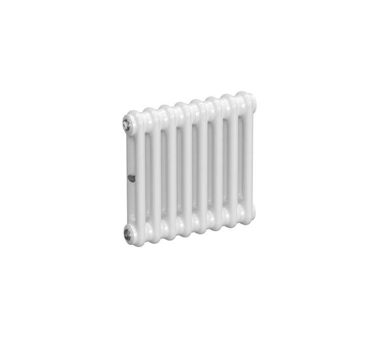 Стальной трубчатый радиатор Rifar Tubog 2037 B1, 8 секций белый, боковое подключение