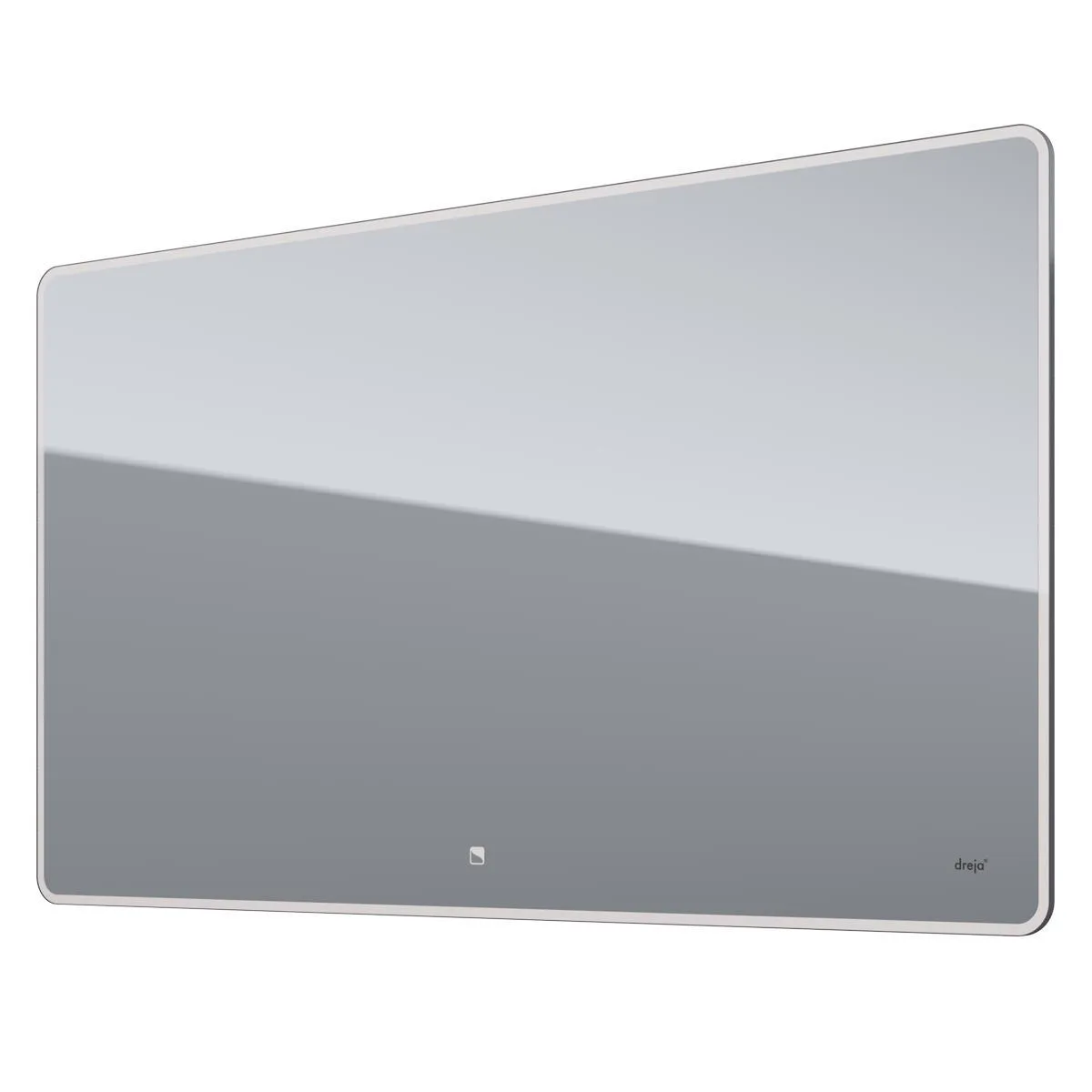 Зеркало Dreja Point 120x70 см, белый