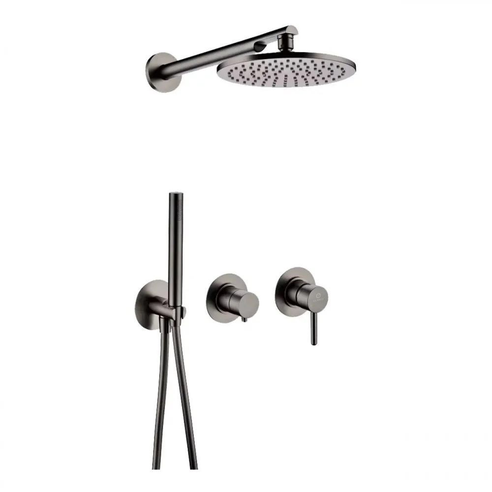 Душевая система встраиваемая FILARETE FL1030BG, графит