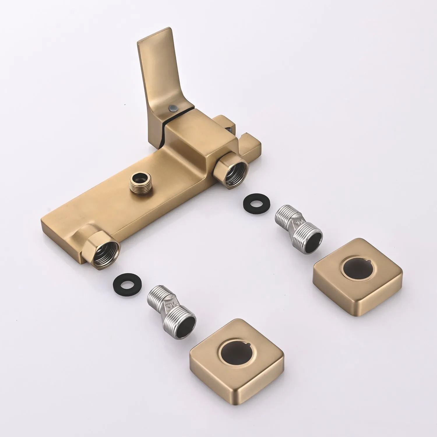 Гигиенический душ со смесителем Shevanik S6105G-1, золотой сатин