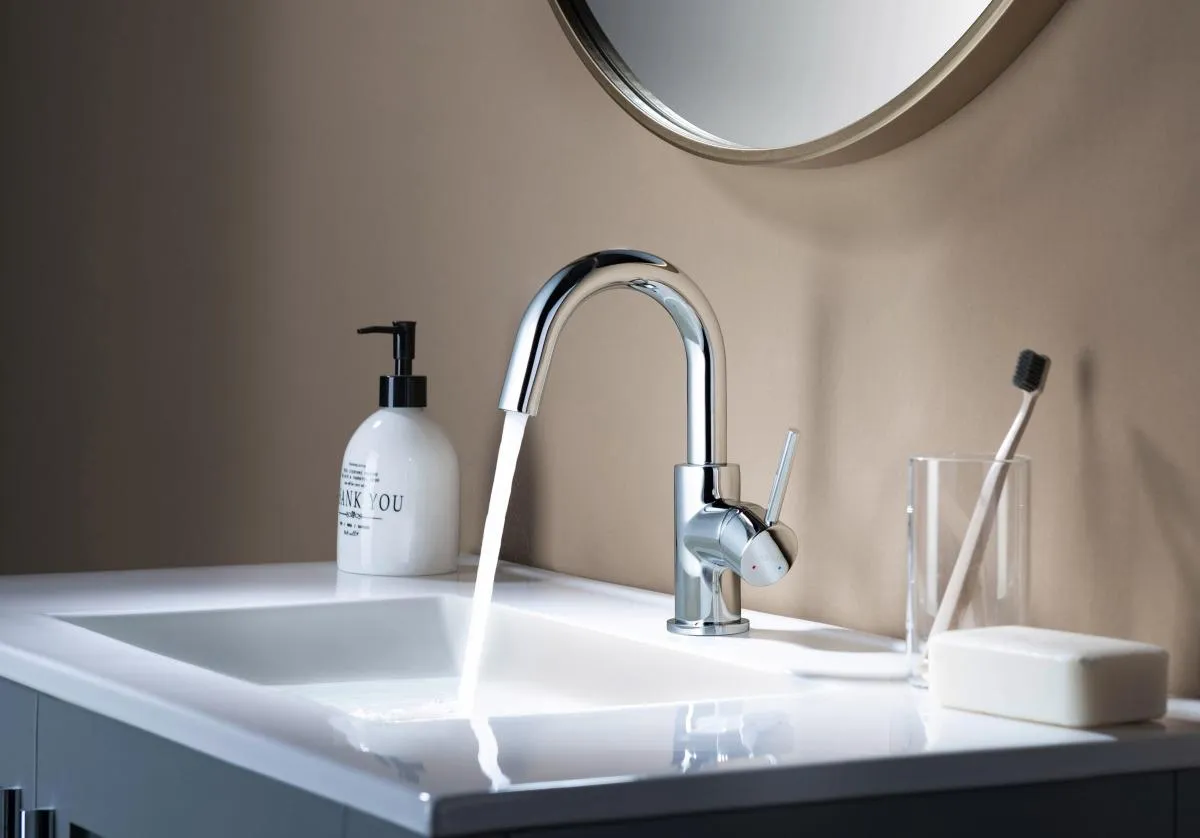 Смеситель для раковины AQUATEK ЕВРОПА, без донного клапана, хром AQ1307CR