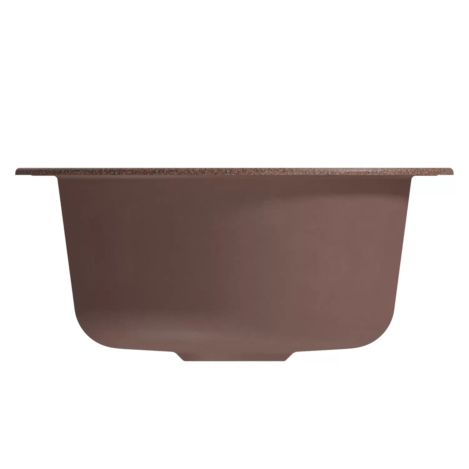 Мойкa MIXLINE ML-GM13 круглая  терракотовая (307) 495мм (глуб. чаши 200) NEW (551889)
