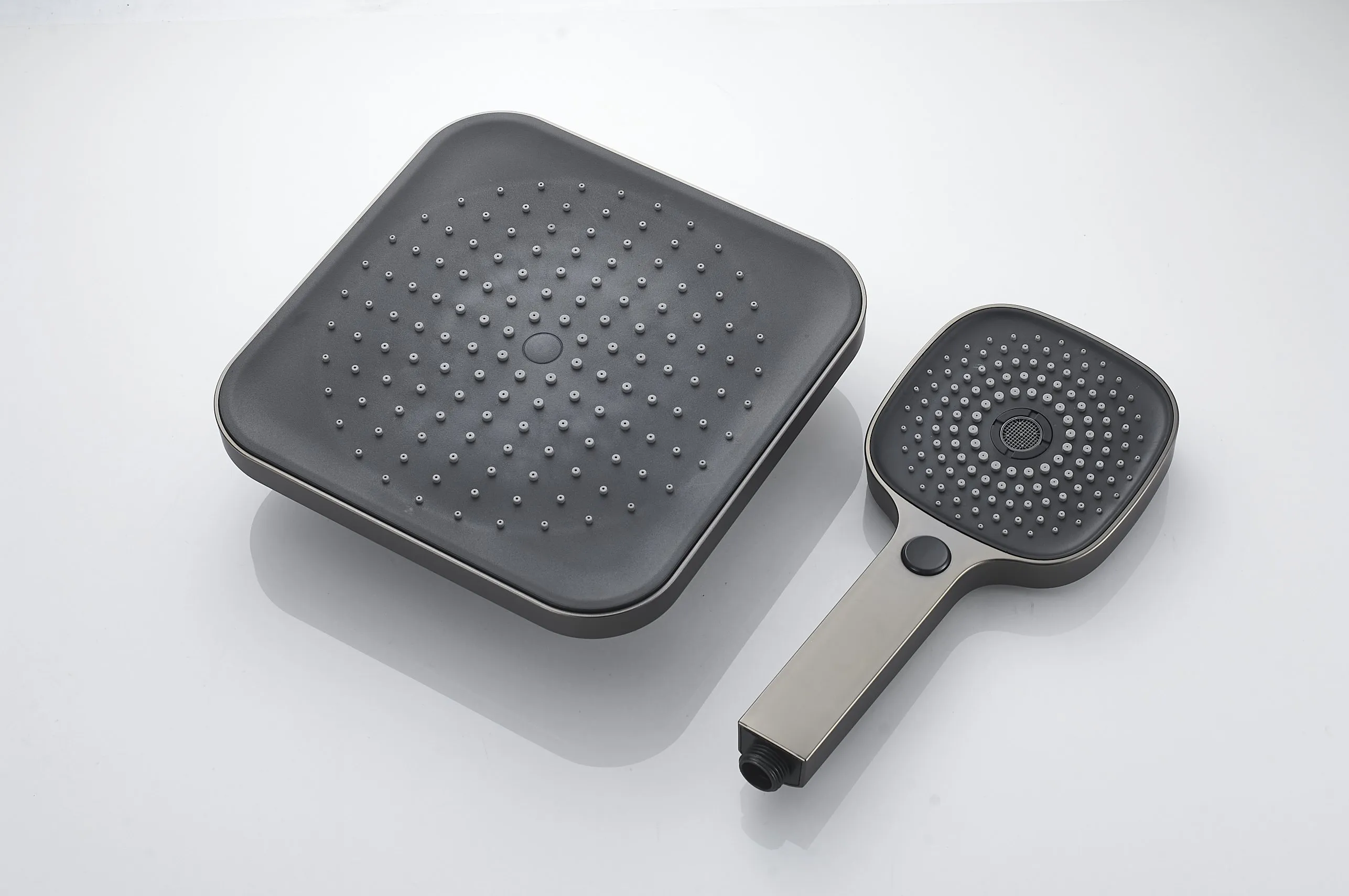 Душевая система Shevanik S9736T, оружейная сталь