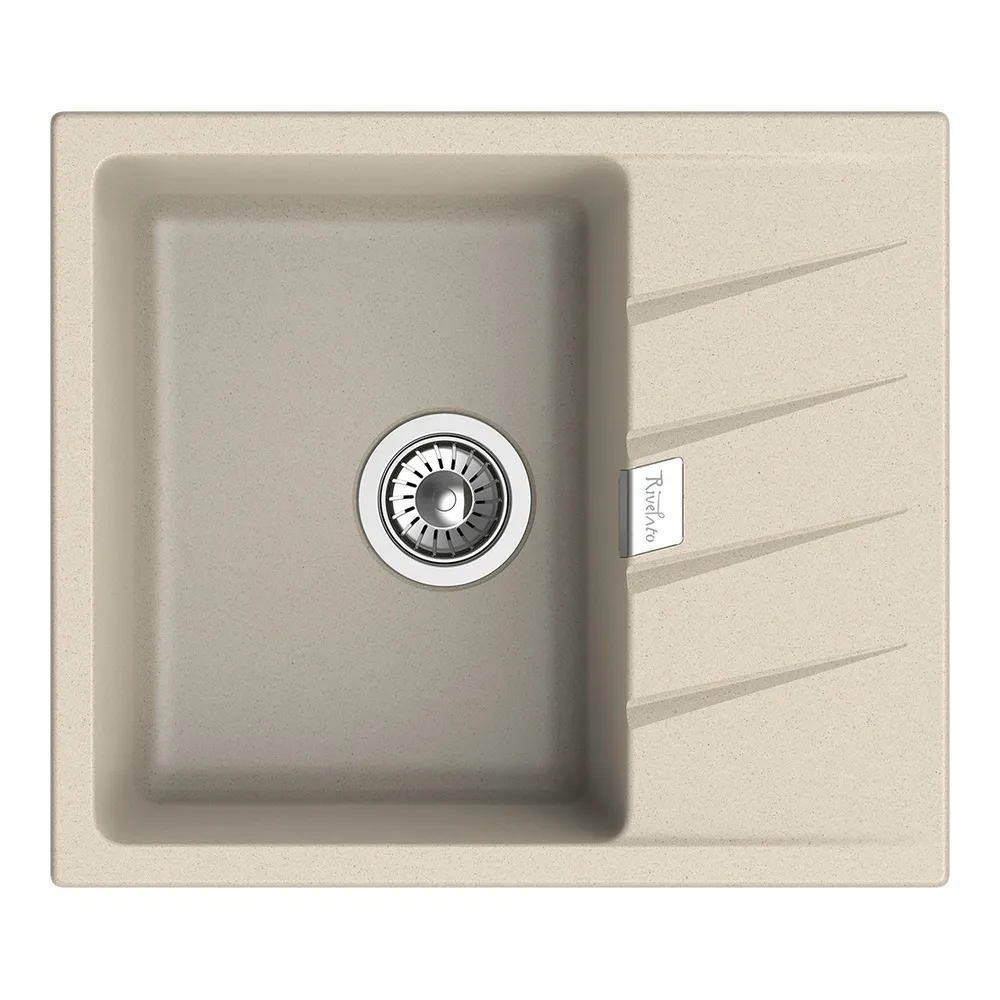 Кухонная мойка Rivelato RAUM RM-58, темно-бежевый