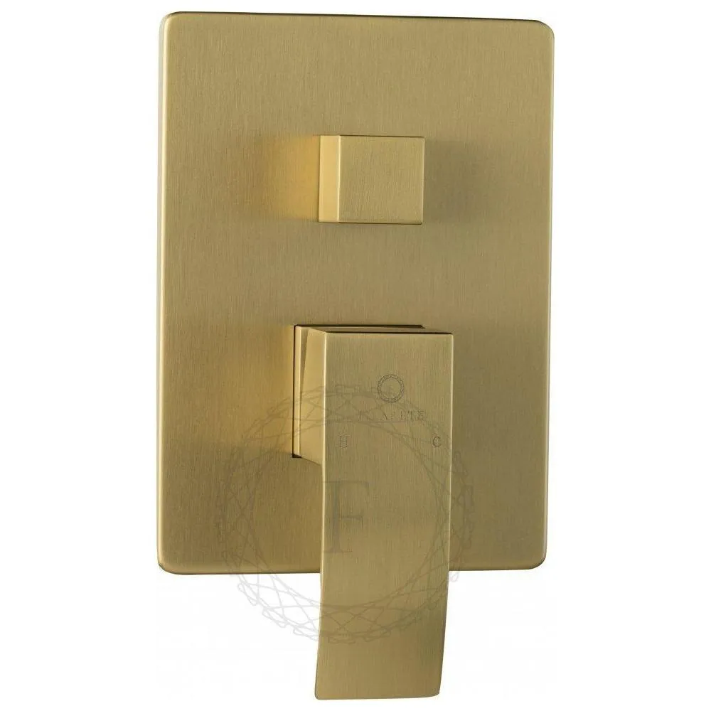 Душевая система встраиваемая FILARETE Waterfall FL1012MG, матовое золото