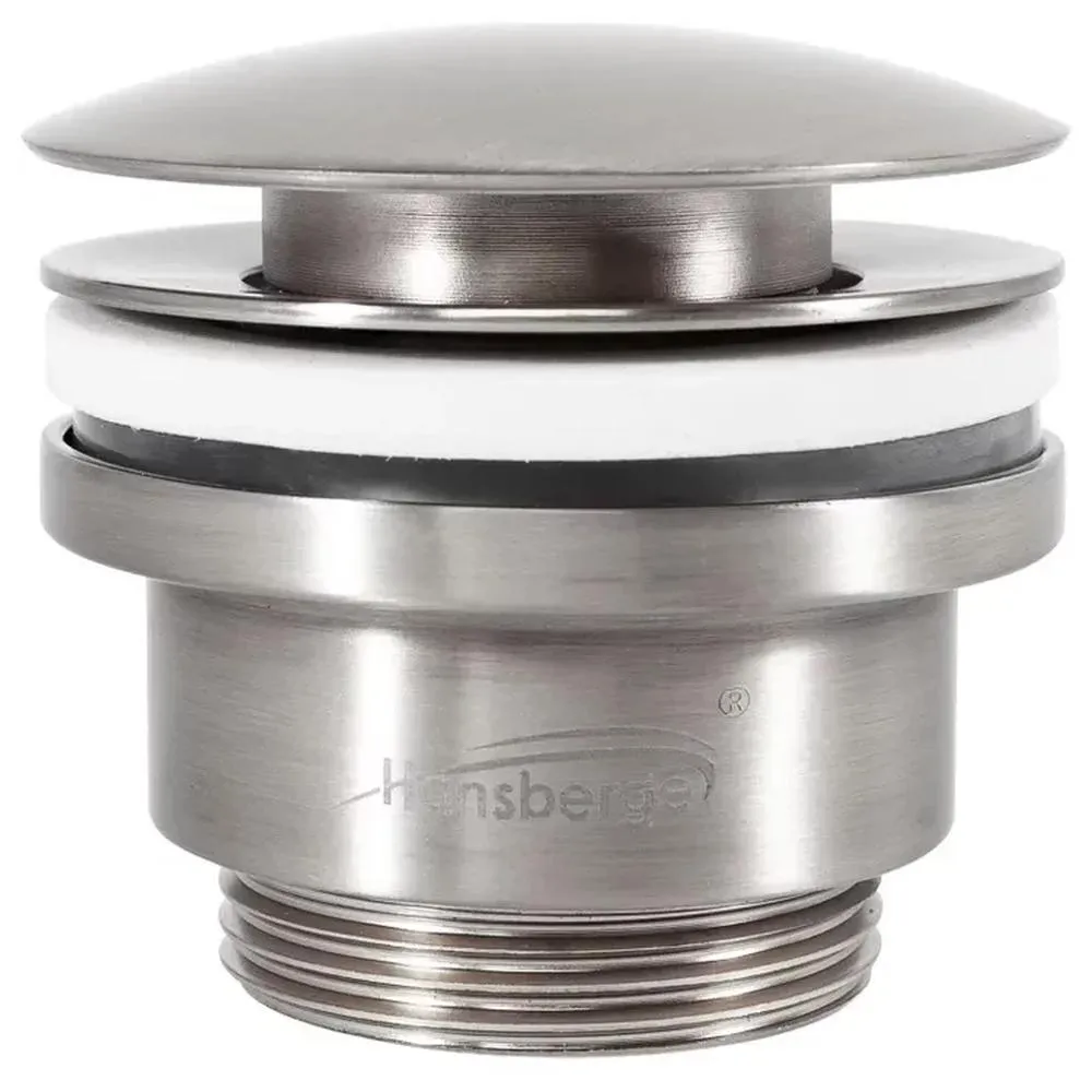 Донный клапан для раковины Hansberge H107NK, никель