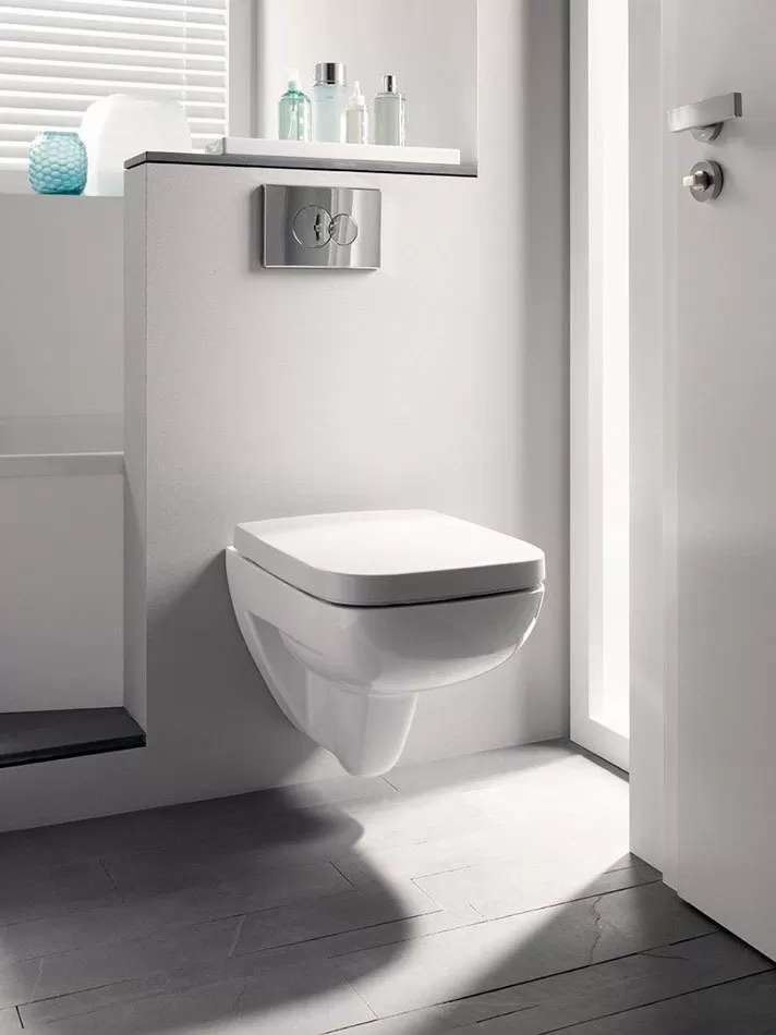 Крышка-сиденье Geberit Renova Nr.1 Plan с механизмом плавного закрывания (soft close) 572120000