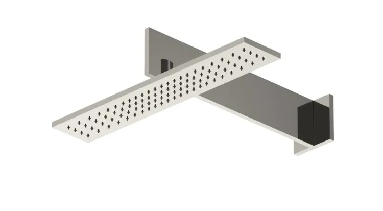 Верхний душ Fantini O-XY, 450х85, Polished Nickel PVD (49 95 8141)